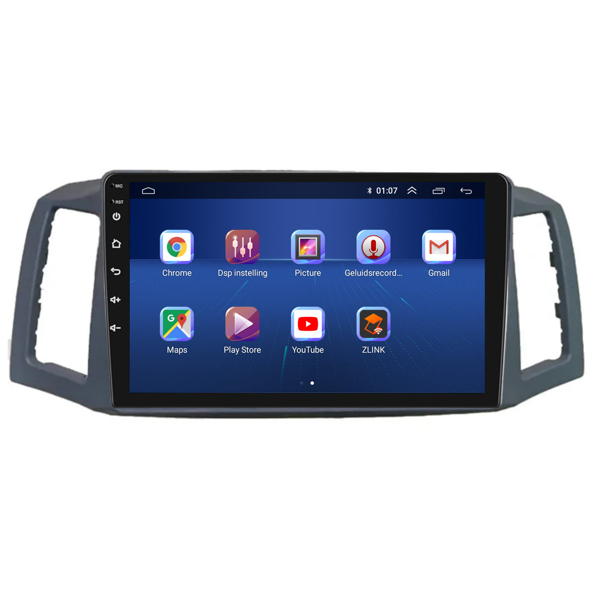 Jeep Grand Cherokee CarPlay & Android Auto autoradio | 2004 t/m 2007 | Android 15 | Davilon | 9 inch-5