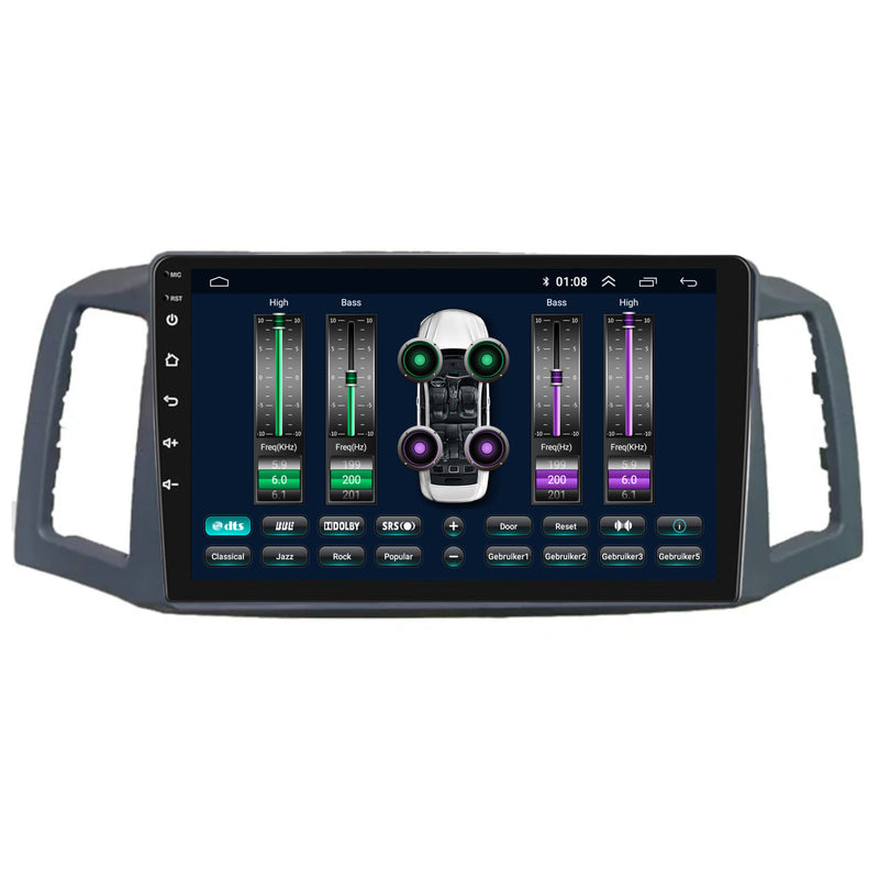 Jeep Grand Cherokee CarPlay & Android Auto autoradio | 2004 t/m 2007 | Android 15 | Davilon | 9 inch-7
