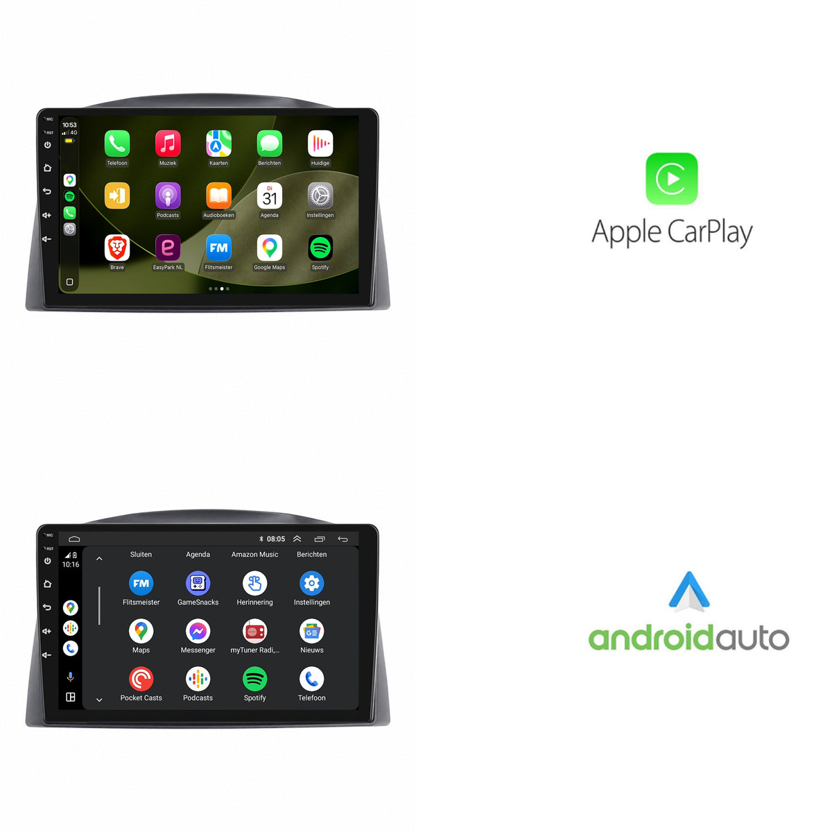 Jeep Grand Cherokee CarPlay & Android Auto car radio | 2004 to 2007 | Android 13 | Davilon | 10 inch