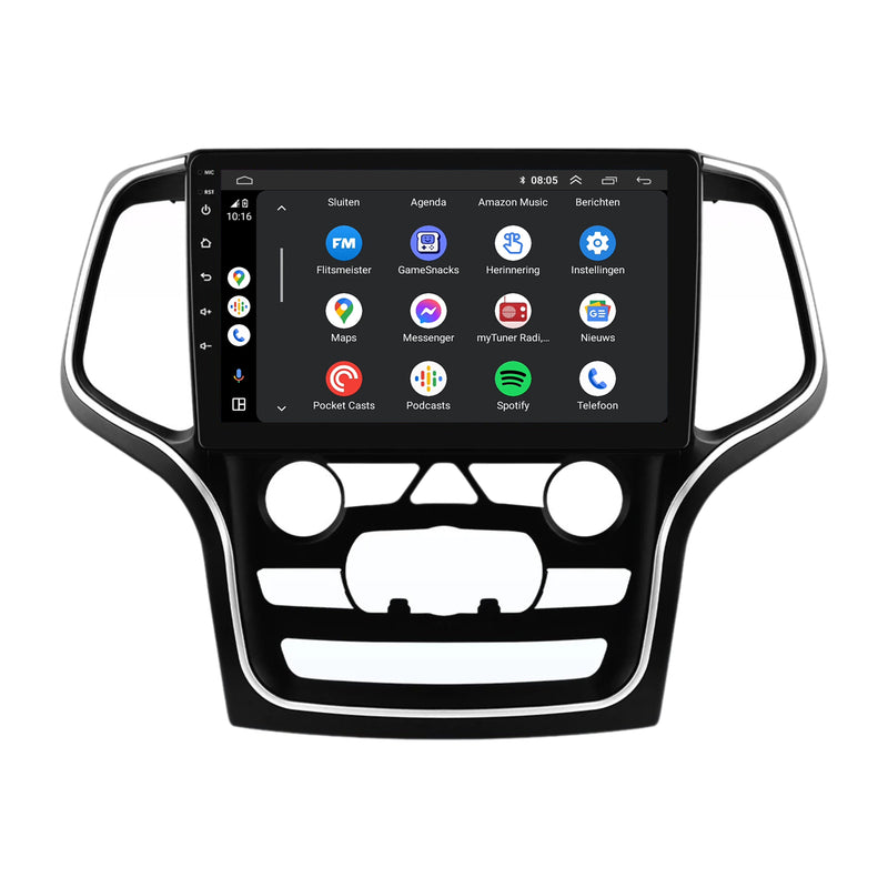 Jeep Grand Cherokee WK2 CarPlay & Android Auto autoradio | 2014 t/m 2022 | Android 15 | Davilon-3