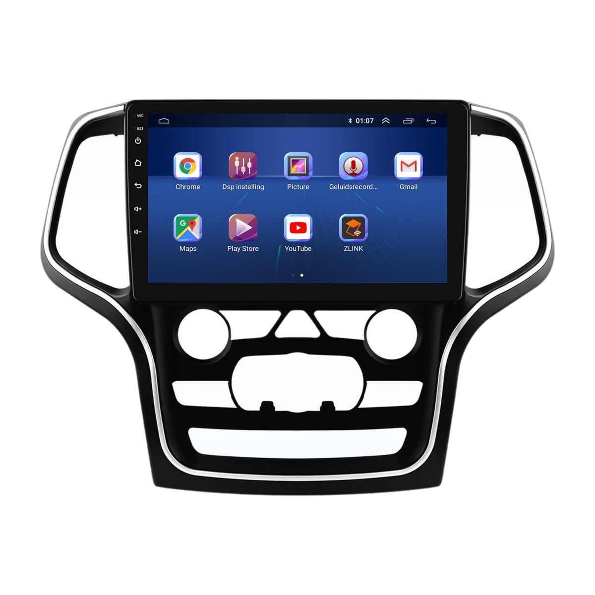 Jeep Grand Cherokee WK2 CarPlay & Android Auto autoradio | 2014 t/m 2022 | Android 15 | Davilon-6