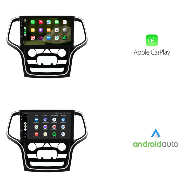 Jeep Grand Cherokee WK2 CarPlay & Android Auto autoradio | 2014 t/m 2022 | Android 15 | Davilon-2