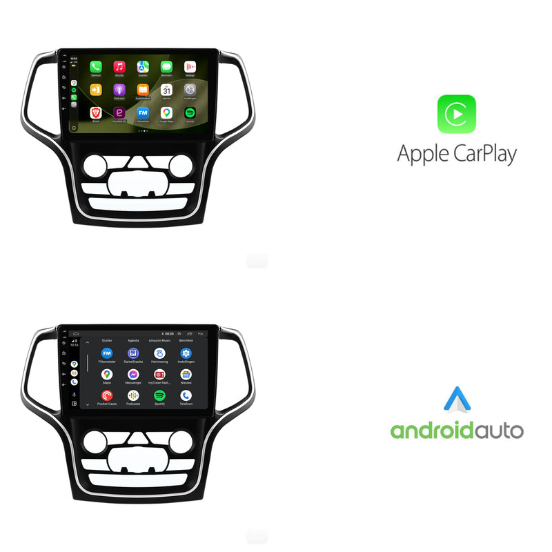 Jeep Grand Cherokee CarPlay & Android Auto autoradio | 2014 t/m 2020 | Android 15 | Davilon-2