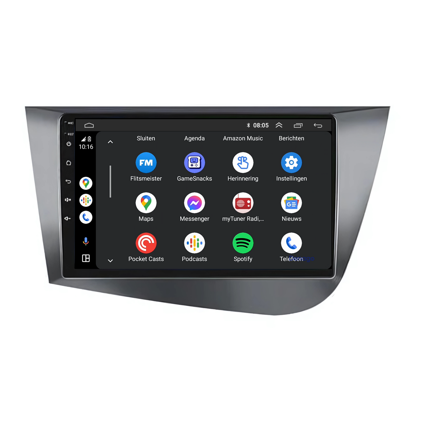 Seat Leon CarPlay autoradio | 2005 t/m 2012 | Denago DNG-A21 | 9 inch | Android 13 | Draadloos CarPlay & Android Auto