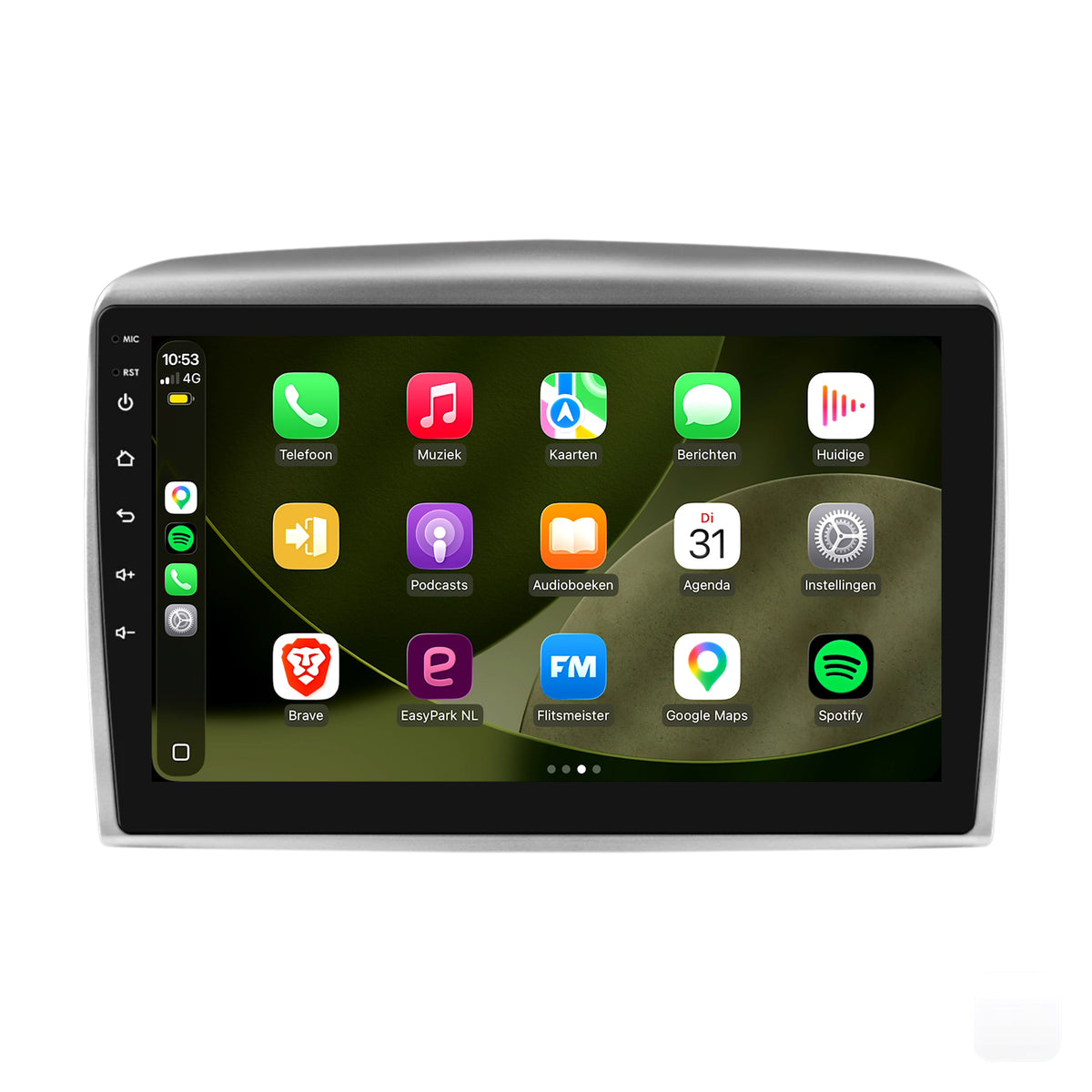 Lancia Ypsilon CarPlay & Android Auto Autoradio | 2006 bis 2011 | Android 13 | Davilon
