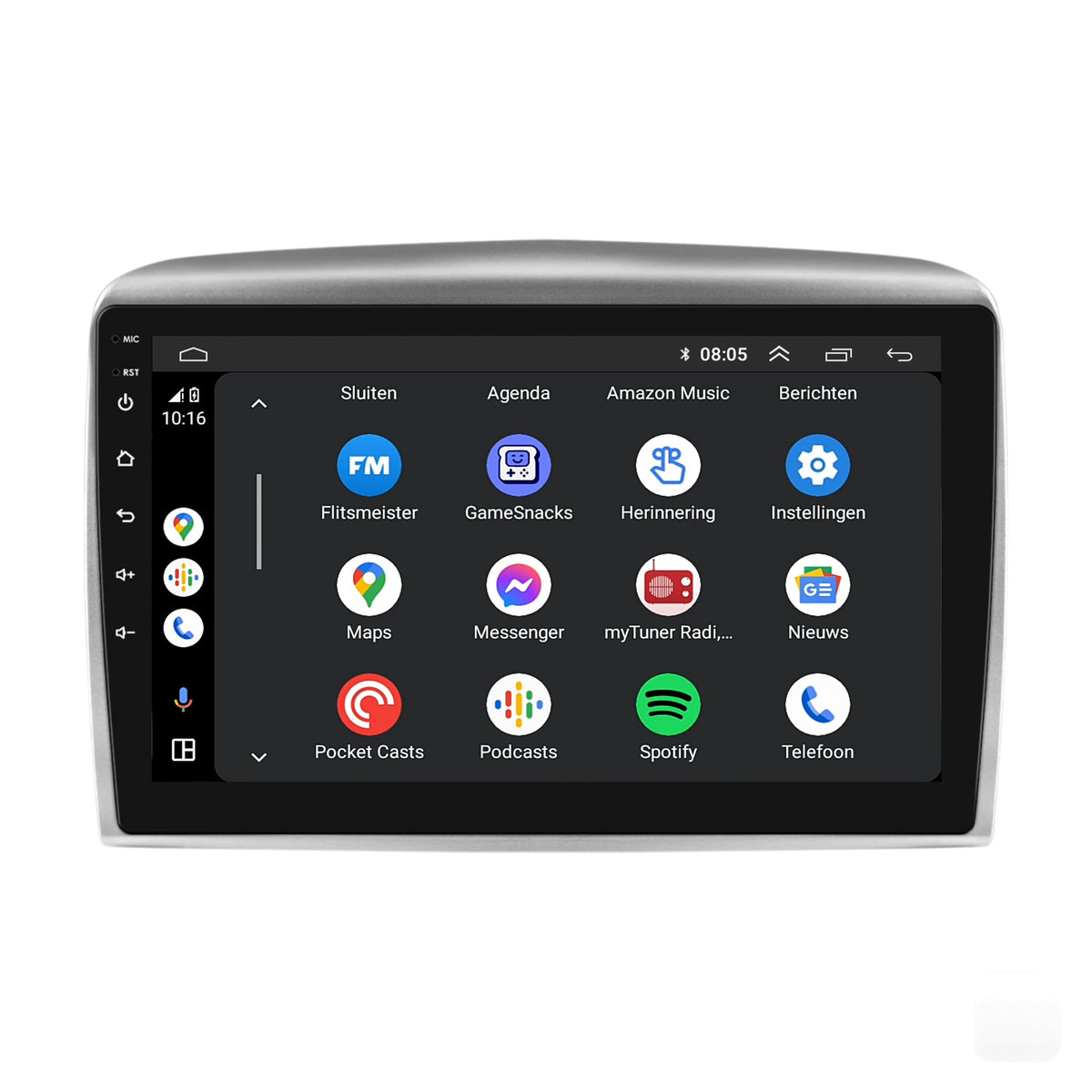 Lancia Ypsilon CarPlay & Android Auto autoradio | 2006 t/m 2011 | Android 15 | Davilon-3