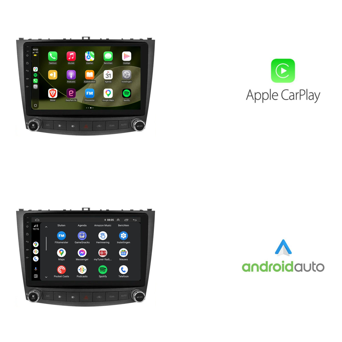 Lexus IS CarPlay & Android Auto autoradio | 2006 t/m 2012 | Android 15 | Davilon-2