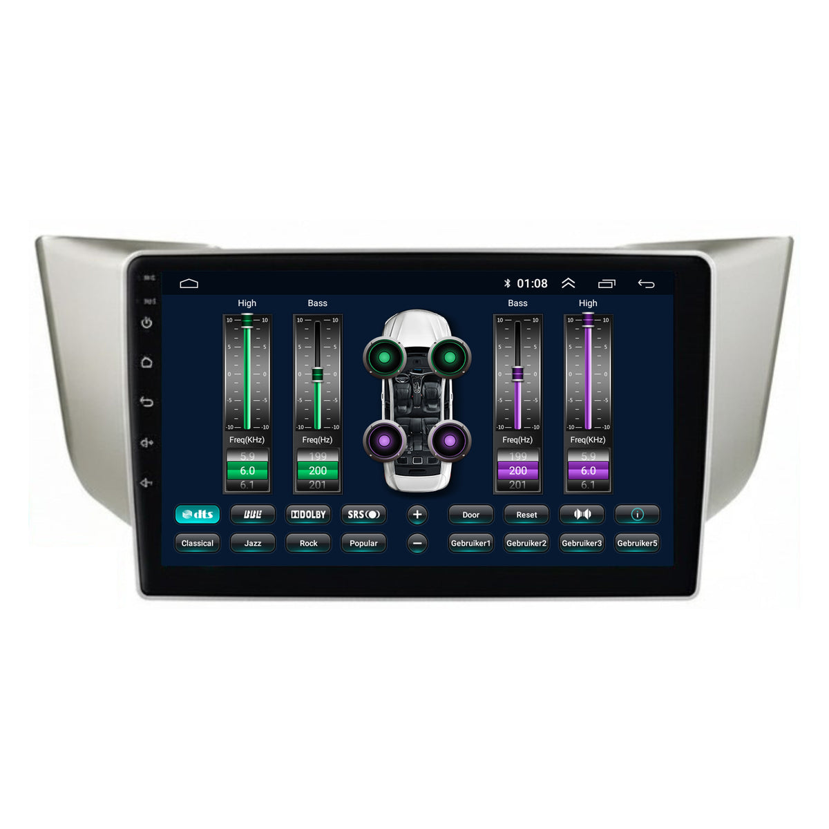 Lexus RX CarPlay & Android Auto autoradio | 2003 t/m 2009 | Android 15 | Davilon-7