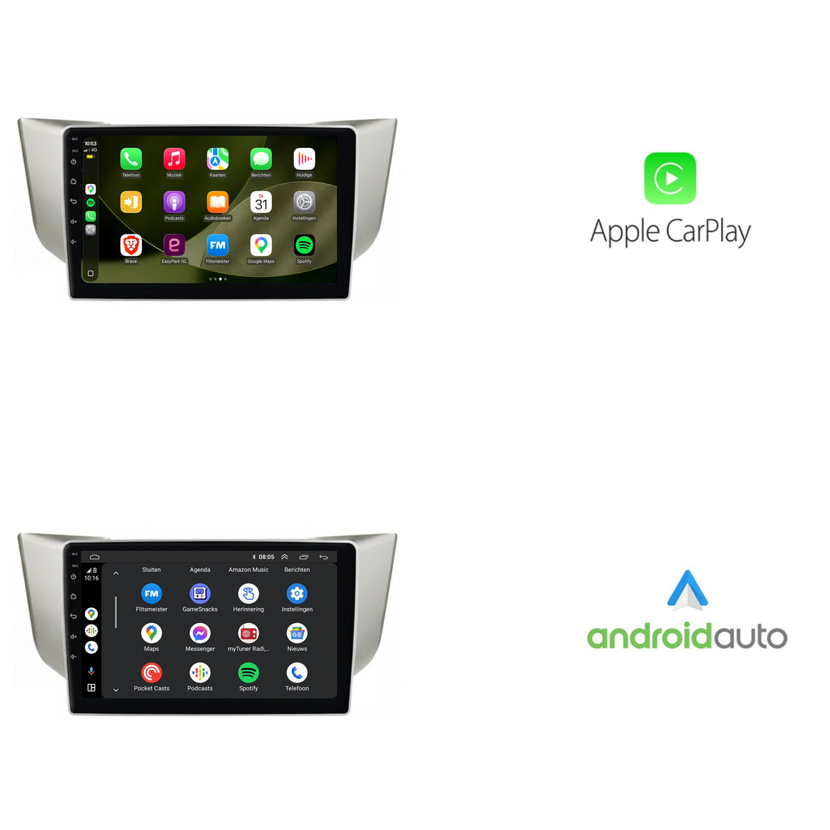 Lexus RX CarPlay & Android Auto autoradio | 2003 t/m 2009 | Android 15 | Davilon-2