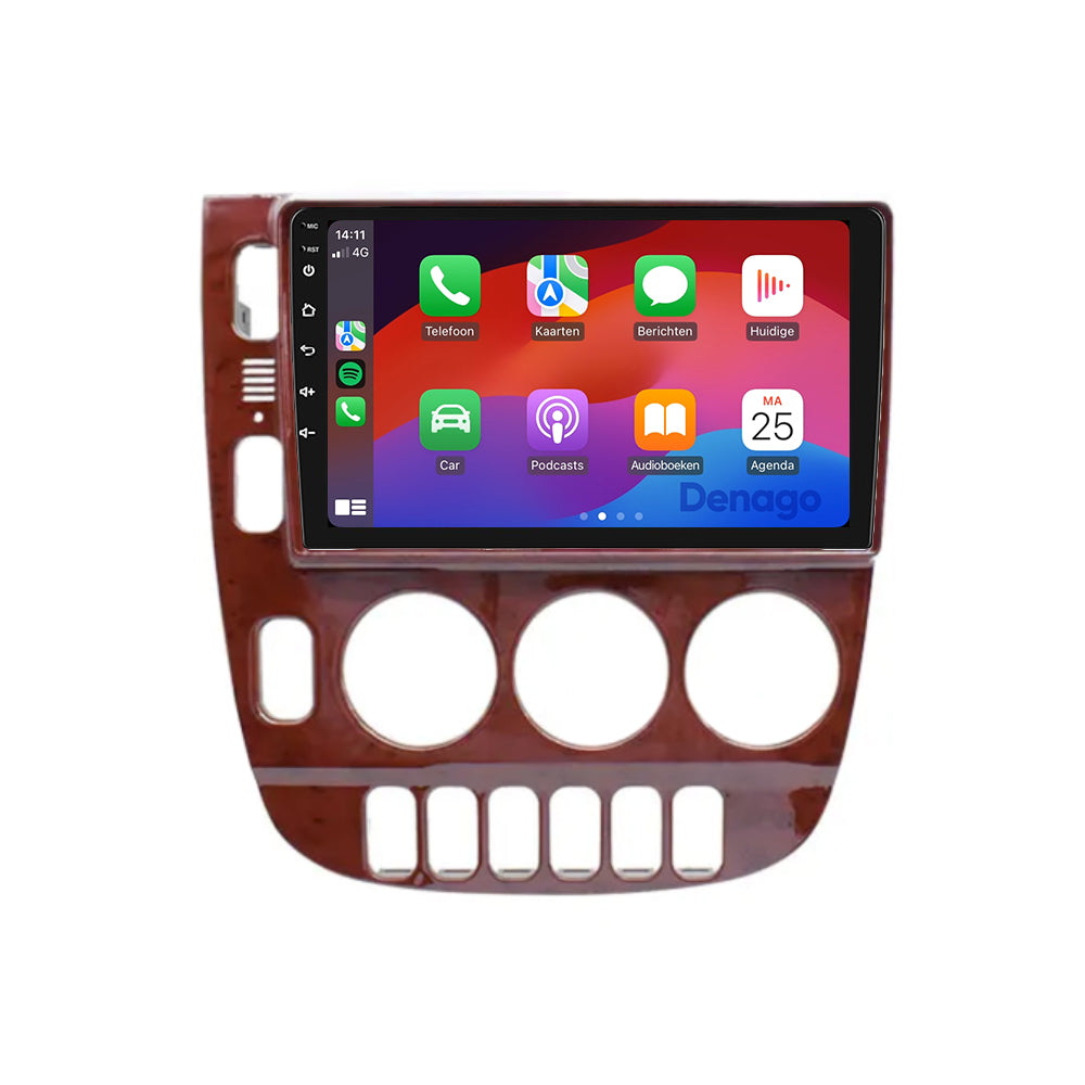 Mercedes ML CarPlay autoradio | 1999 t/m 2004 | Denago DNG-A384 | 9 inch | Android 13 | Draadloos CarPlay & Android Auto