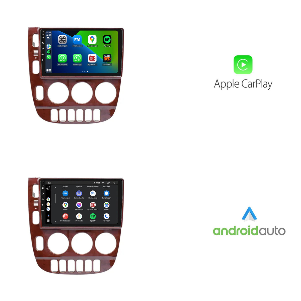 Mercedes ML | Android 13 | Autoradio | 1999 t/m 2004 | CarPlay & Android Auto-2