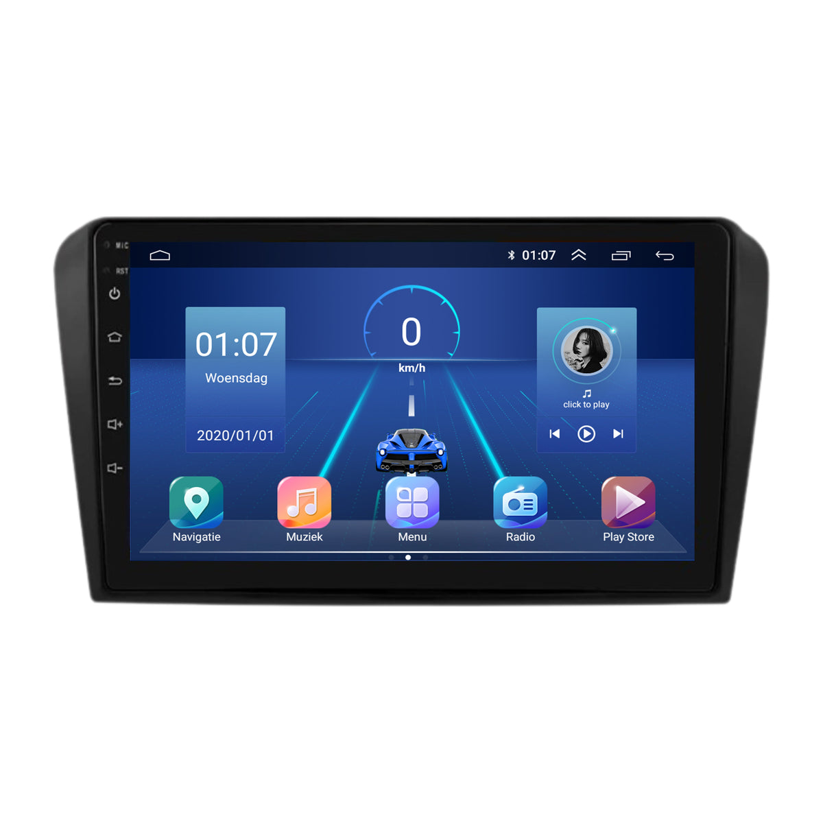 Mazda 3 CarPlay & Android Auto autoradio | 2003 t/m 2009 | Android 15 | Davilon-6