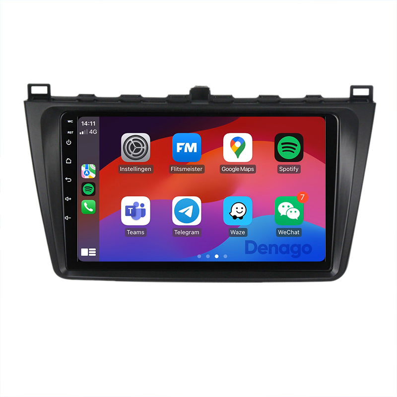Mazda 6 CarPlay autoradio | 2008 t/m 2012 | Denago DNG-A391 | 9 inch | Android 13 | Draadloos CarPlay & Android Auto-1