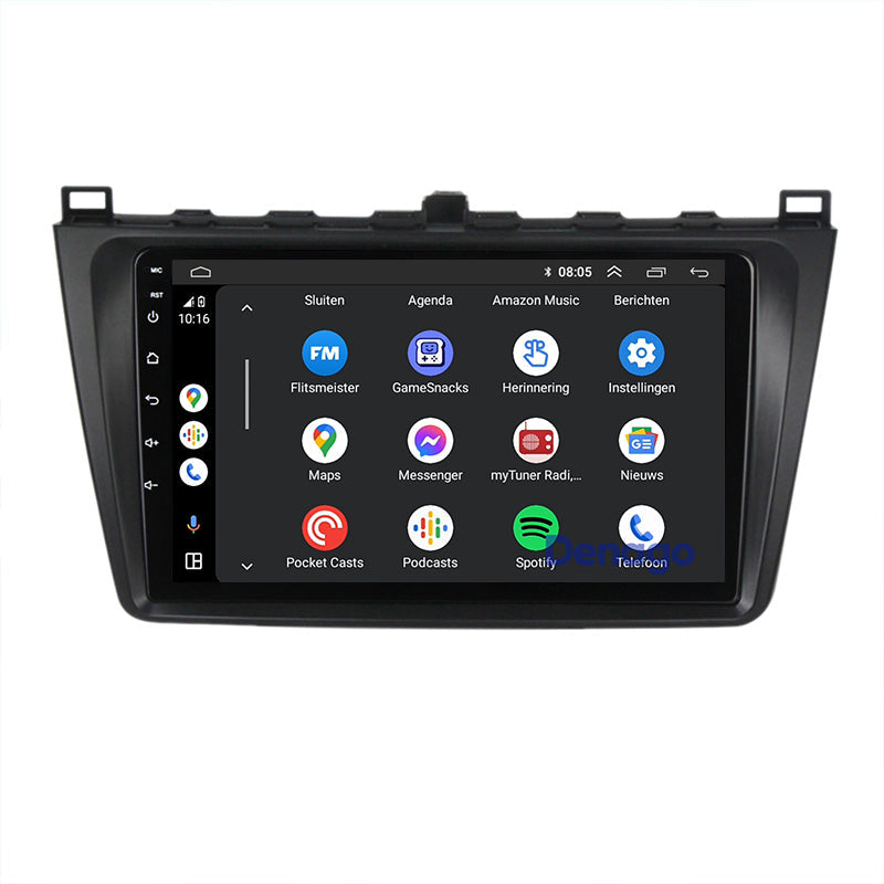 Mazda 6 CarPlay autoradio | 2008 t/m 2012 | Denago DNG-A391 | 9 inch | Android 13 | Draadloos CarPlay & Android Auto-4