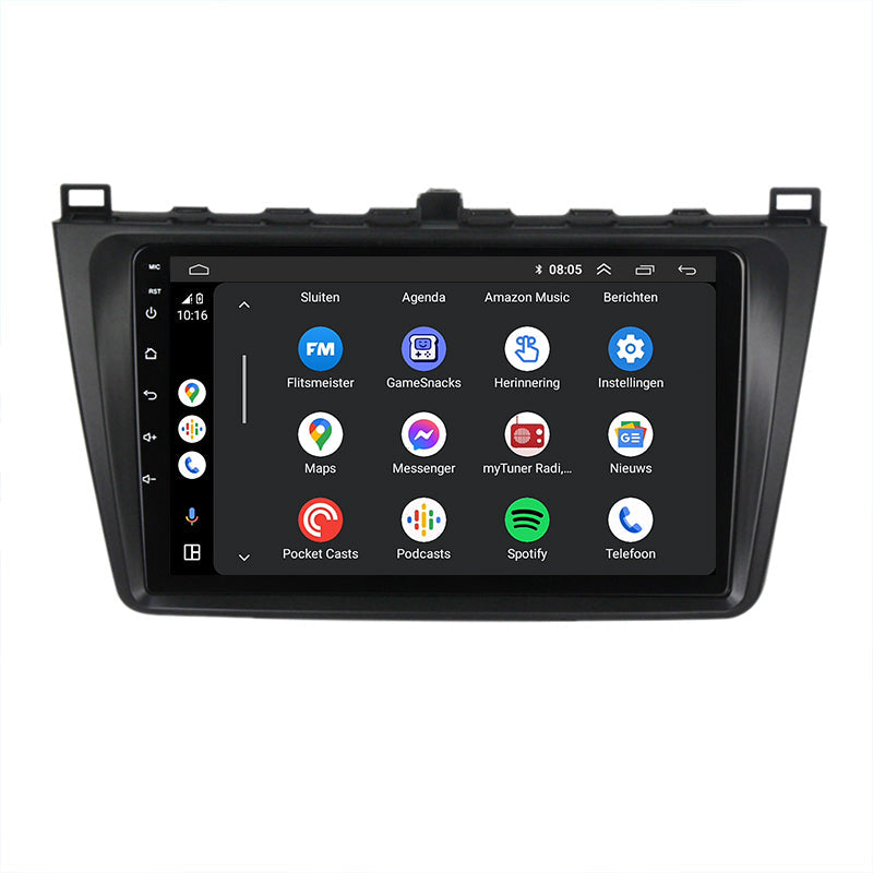 Mazda 6 | Android 13 | Autoradio | 2008 t/m 2012 | CarPlay & Android Auto-3