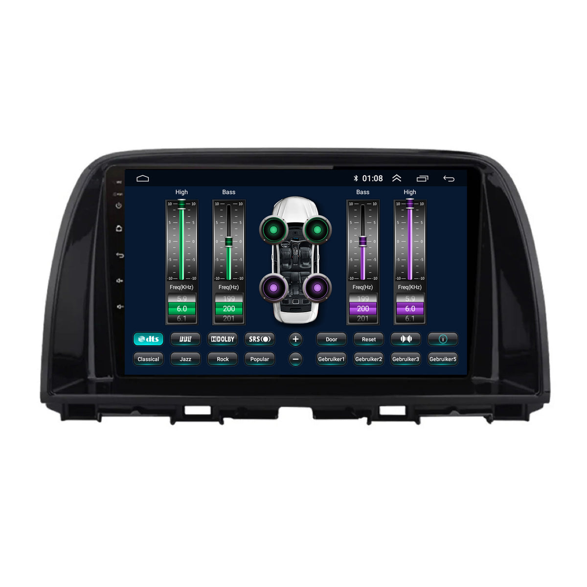 Radio samochodowe Mazda 6 CarPlay i Android Auto | 2012 do 2015 | Android 13 | Davilon-7