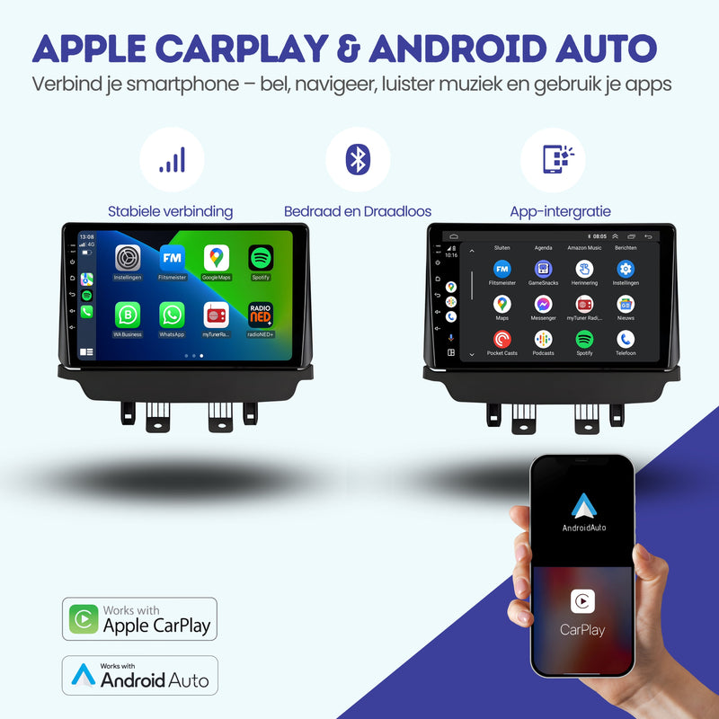 Mazda CX-3 CarPlay & Android Auto autoradio | 2014 t/m 2023 | Android 15 | Davilon-2