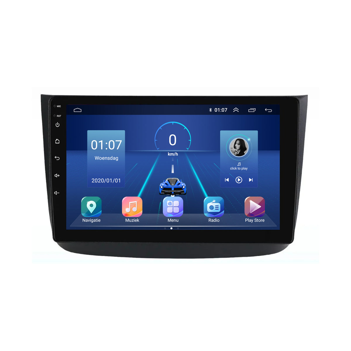 Mercedes Vito CarPlay & Android Auto autoradio | 2006 t/m 2014 | Android 15 | Davilon-6
