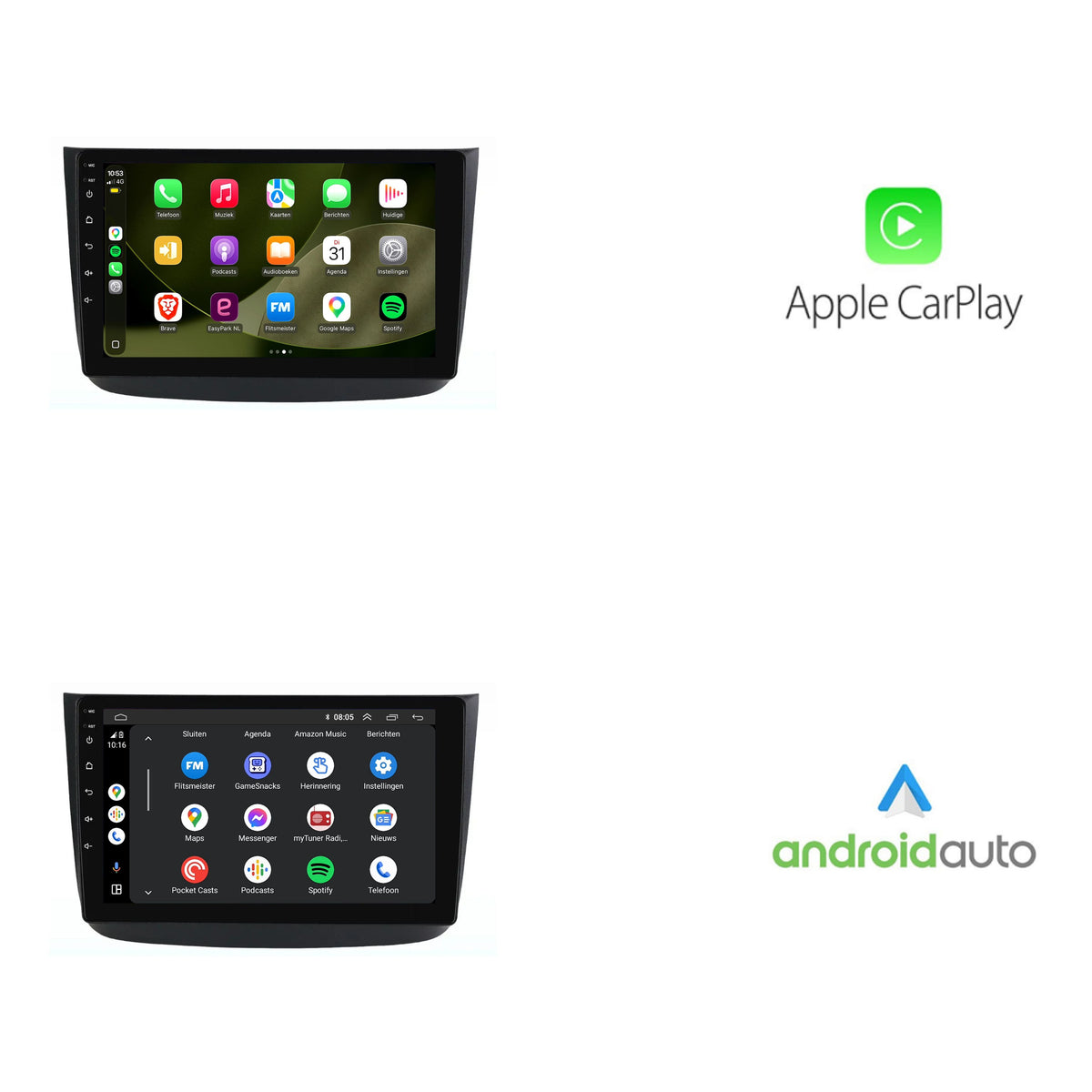 Mercedes Vito CarPlay & Android Auto Autoradio | 2006 bis 2014 | Android 13 | Davilon