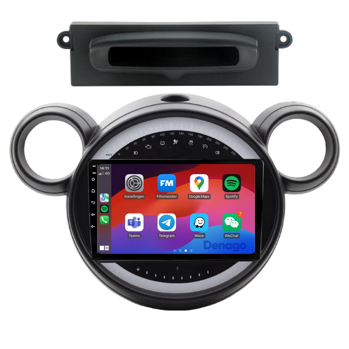 Mini Cooper Countryman R60 CarPlay autoradio | 2011 t/m 2014 | Denago DNG-A401 | 9 inch | Android 13 | Draadloos CarPlay & Android Auto-4