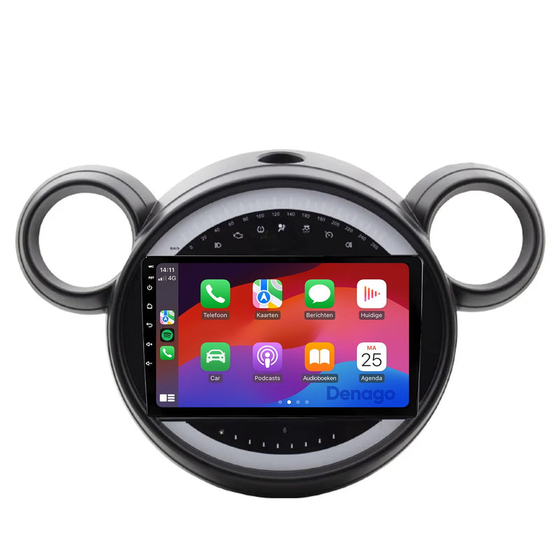 Mini Cooper Countryman R60 CarPlay autoradio | 2011 t/m 2014 | Denago DNG-A401 | 9 inch | Android 13 | Draadloos CarPlay & Android Auto-1
