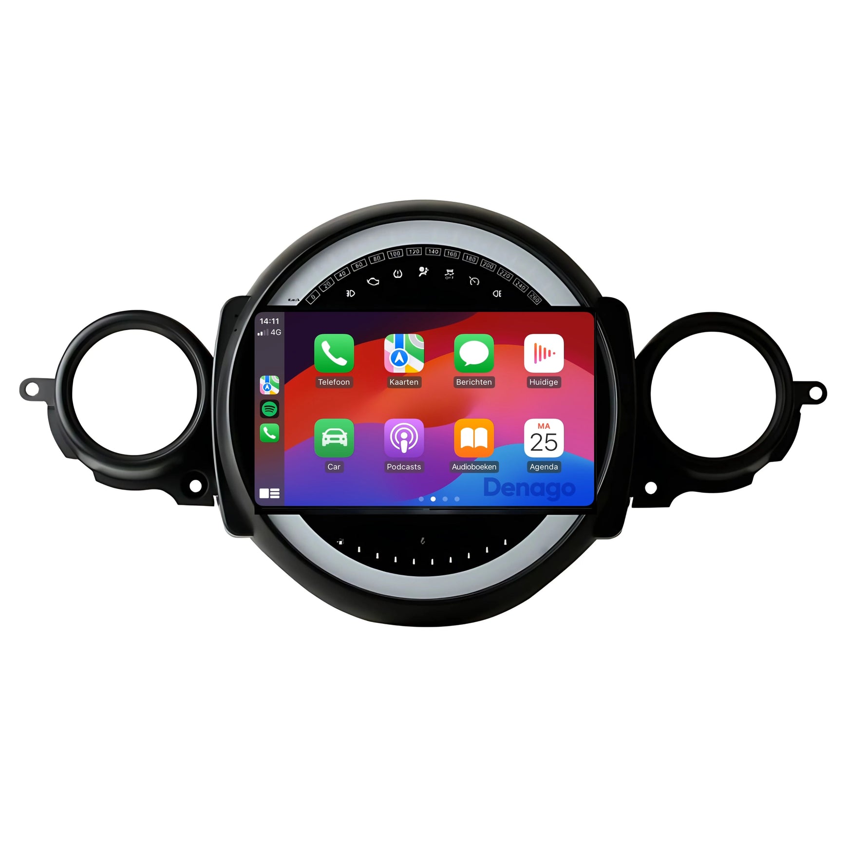 Mini Cooper R56 CarPlay autoradio | 2008 t/m 2013 | Denago DNG-A402 | 9 inch | Android 13 | Draadloos CarPlay & Android Auto