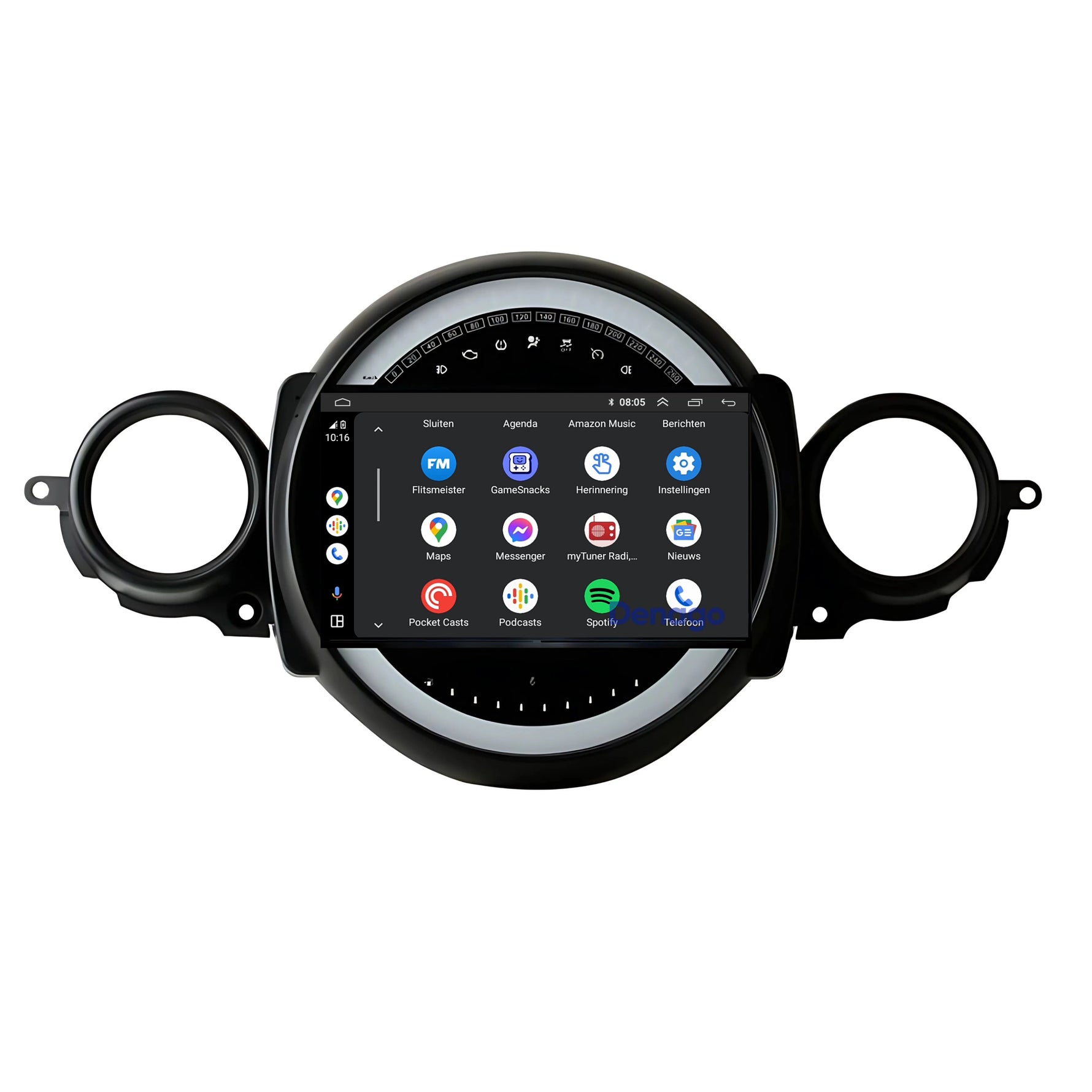 Mini Cooper R56 CarPlay autoradio | 2008 t/m 2013 | Denago DNG-A402 | 9 inch | Android 13 | Draadloos CarPlay & Android Auto