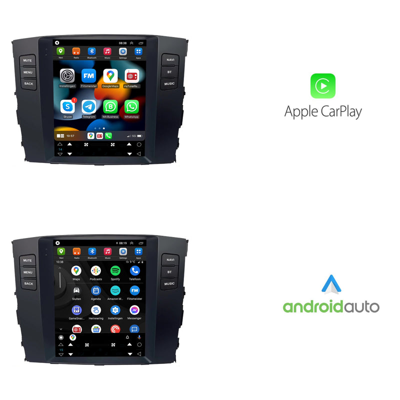 Mitsubishi Pajero CarPlay & Android Auto autoradio | 2006 t/m 2014 | Android 15 | Davilon | Groot scherm-2