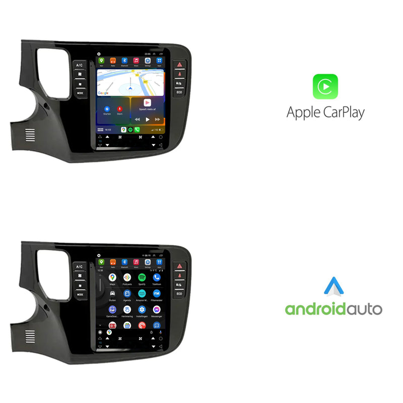 Mitsubishi Outlander CarPlay & Android Auto autoradio | 2012 t/m 2019 | Android 13 | Davilon | Groot scherm-2