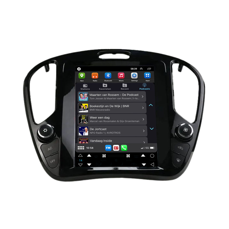 Nissan Juke CarPlay & Android Auto autoradio | 2010 t/m 2019 | Android 15 | Davilon | Groot scherm-5