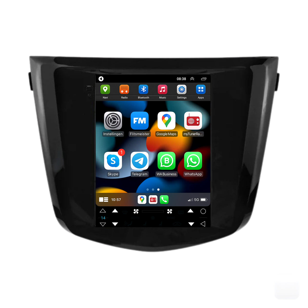Nissan Qashqai CarPlay & Android Auto car radio | 2014 to 2021 | Android 13 | Davilon