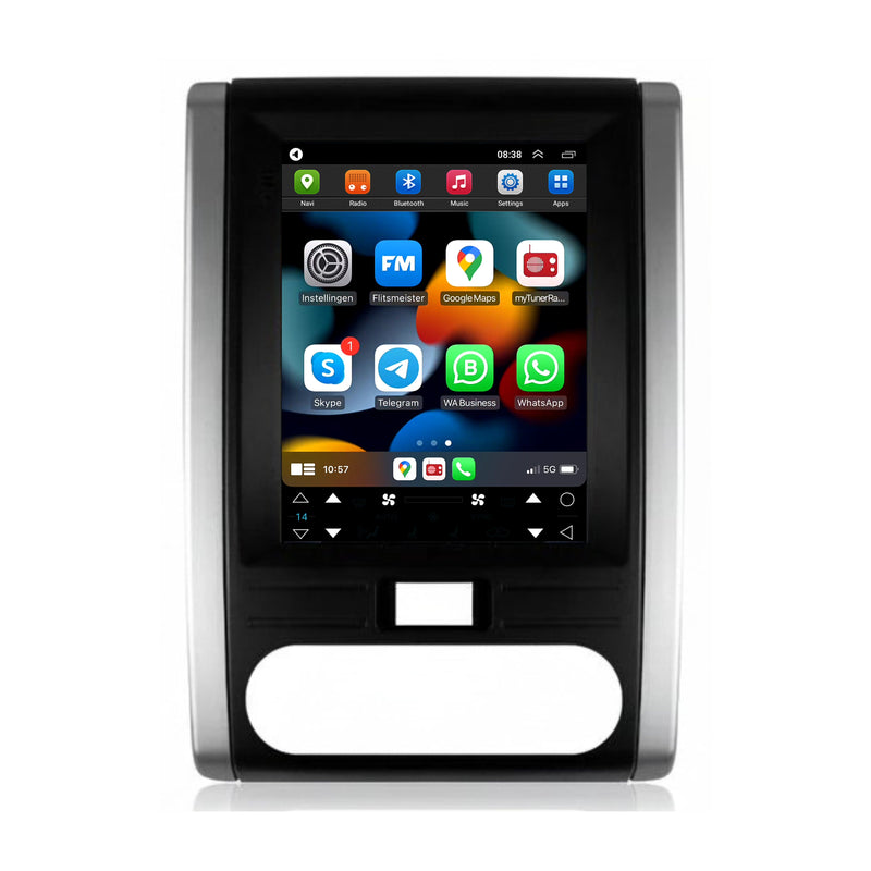 Nissan X-Trail CarPlay & Android Auto autoradio | 2008 t/m 2013 | Android 15 | Davilon | Groot scherm-1