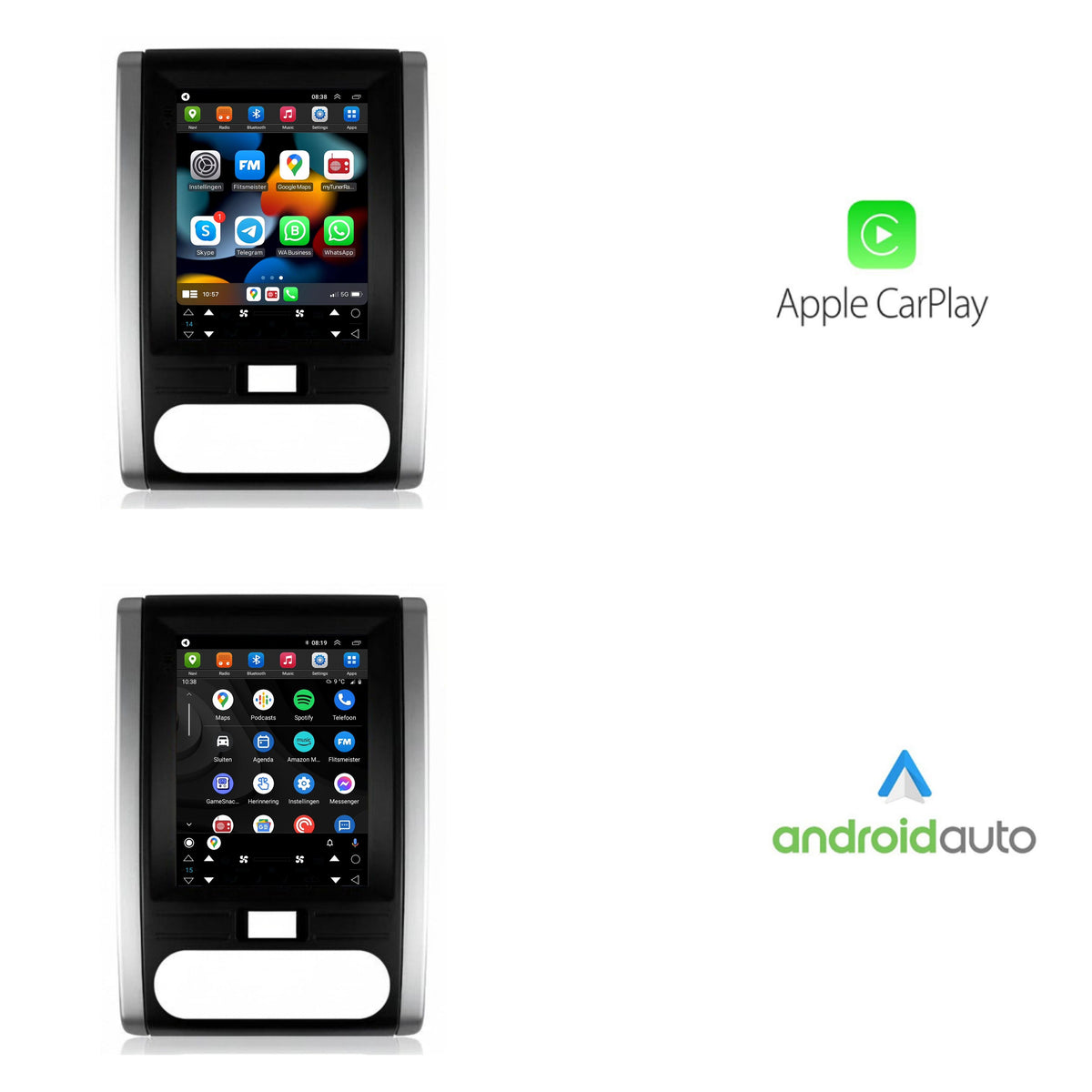 Nissan X-Trail CarPlay & Android Auto autoradio | 2008 t/m 2013 | Android 15 | Davilon | Groot scherm-2