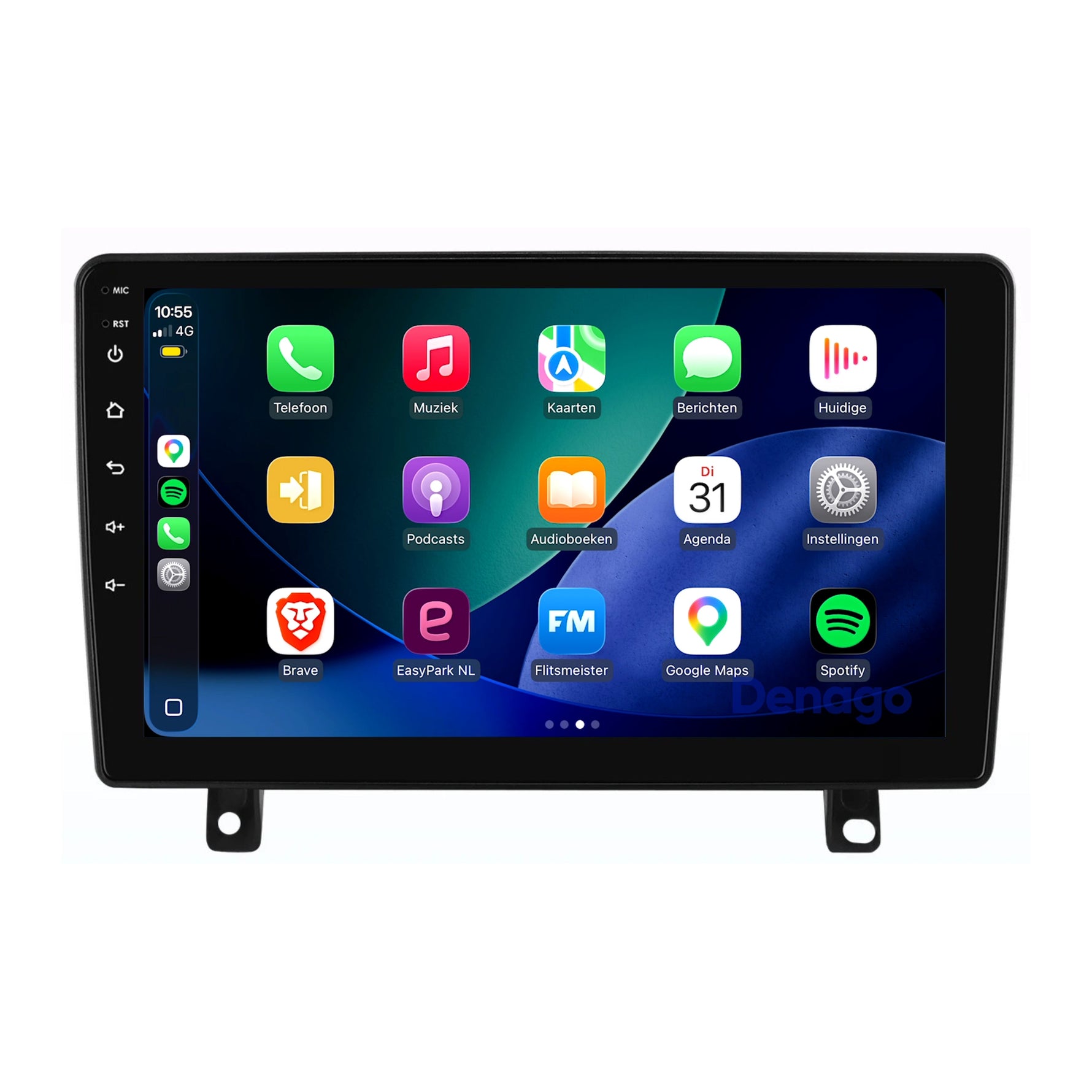 Opel Astra H CarPlay autoradio | 2005 t/m 2014 | Denago DNG-A430 | 9 inch | Android 13 | Draadloos CarPlay & Android Auto