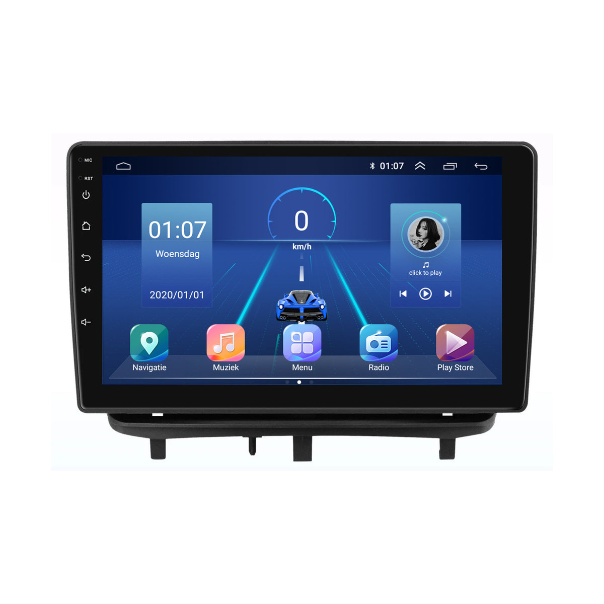Opel Corsa D CarPlay & Android Auto autoradio | 2006 t/m 2013 | Android 13 | Davilon-7