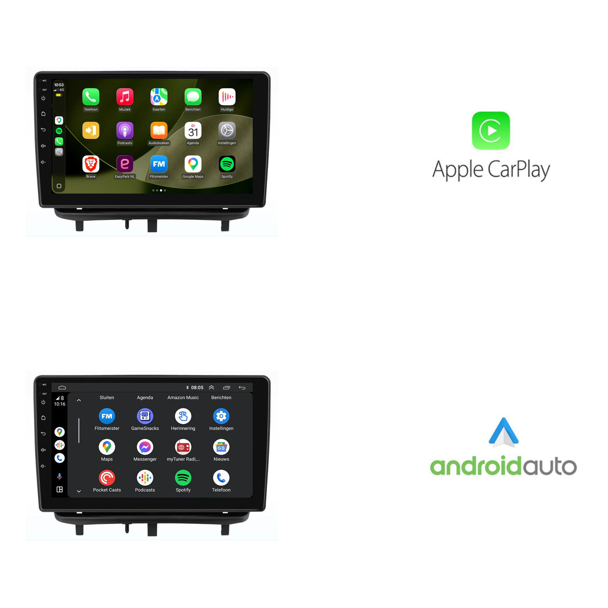Opel Corsa D CarPlay & Android Auto autoradio | 2006 t/m 2013 | Android 13 | Davilon-2