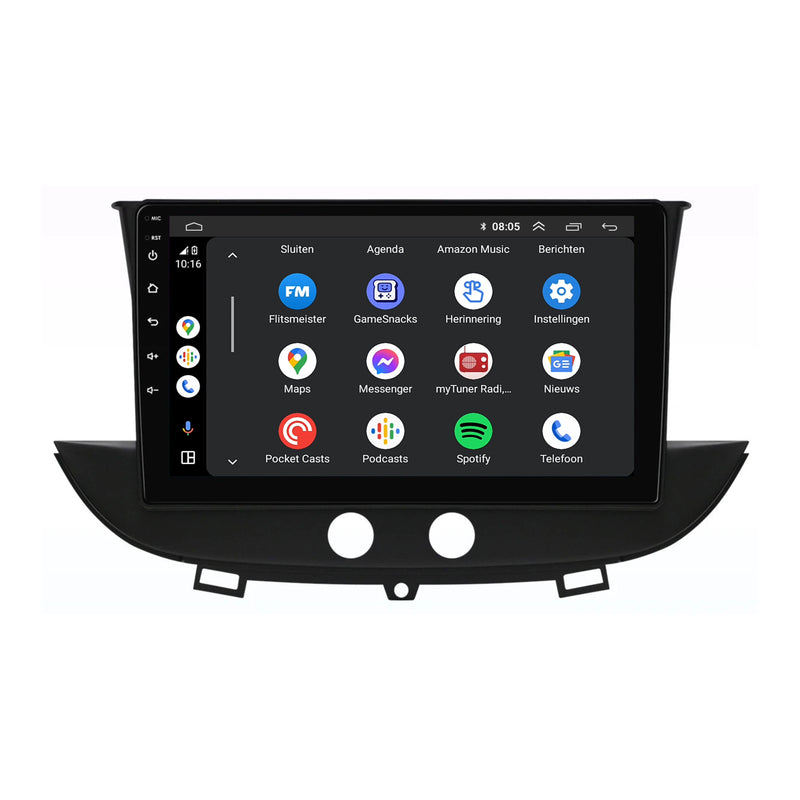 Opel Crossland X CarPlay & Android Auto autoradio | 2017 t/m 2023 | Android 15 | Davilon-3