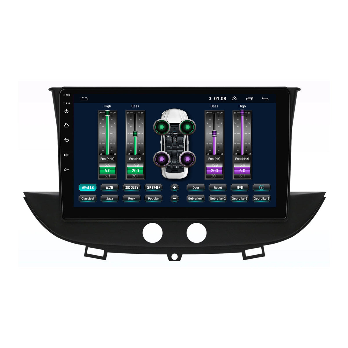 Opel Crossland X CarPlay & Android Auto autoradio | 2017 t/m 2023 | Android 15 | Davilon-8