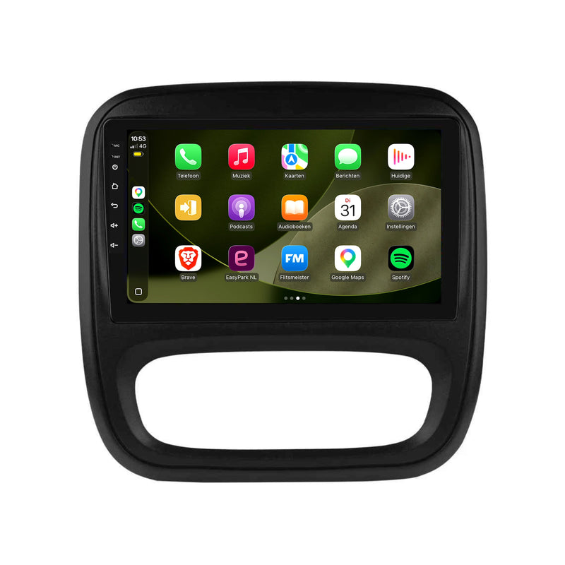 Renault Trafic 3 CarPlay & Android Auto autoradio | 2014 t/m 2021 | Android 15 | Davilon-1
