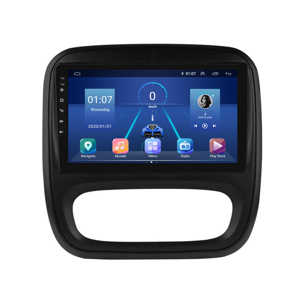 Renault Trafic 3 CarPlay & Android Auto autoradio | 2014 t/m 2021 | Android 15 | Davilon-6