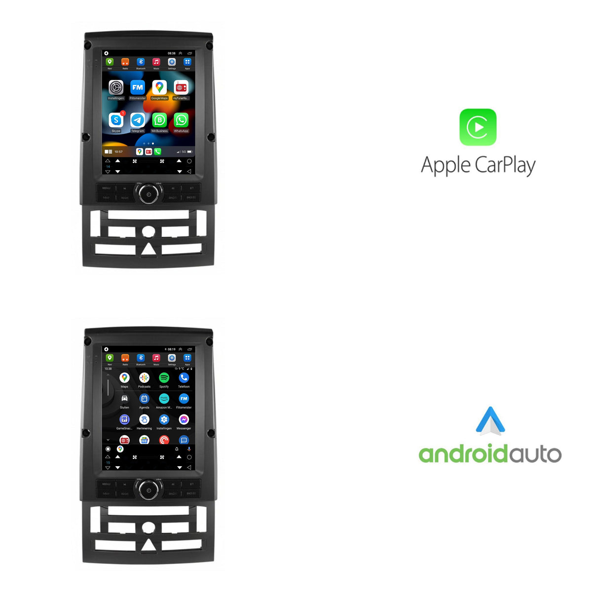 Peugeot 407 CarPlay & Android Auto autoradio | 2004 t/m 2011 | Android 15 | Davilon | Groot scherm-2