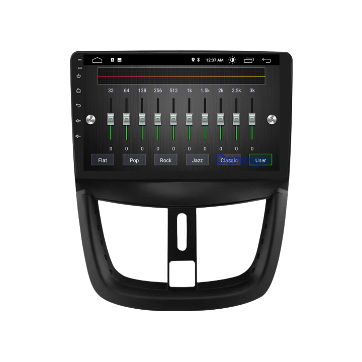 Peugeot 207 CarPlay autoradio | 2006 t/m 2015 | Denago DNG-A19 | 9 inch | Android 13 | Draadloos CarPlay & Android Auto