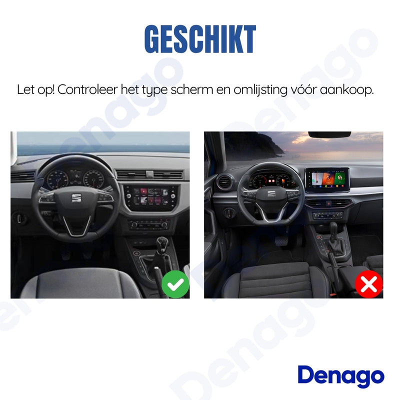 Seat Ibiza CarPlay autoradio | 2018 t/m 2026 | Denago DNG-A404 | 9 inch | Android 13 | Draadloos CarPlay & Android Auto-6