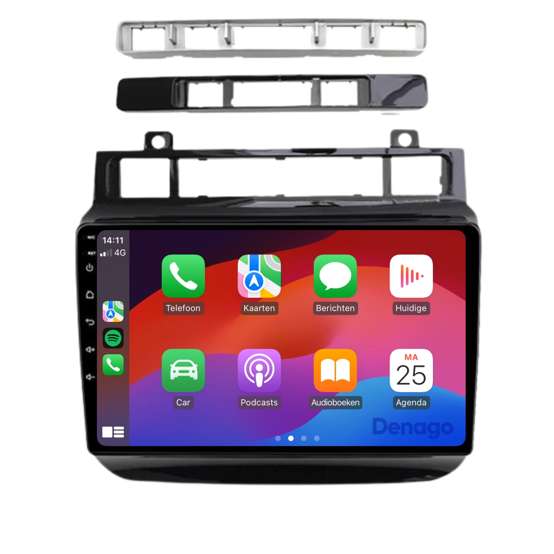 Volkswagen Touareg CarPlay autoradio | 2011 t/m 2017 | Denago DNG-A209 | 9 inch | Android 13 | Draadloos CarPlay & Android Auto
