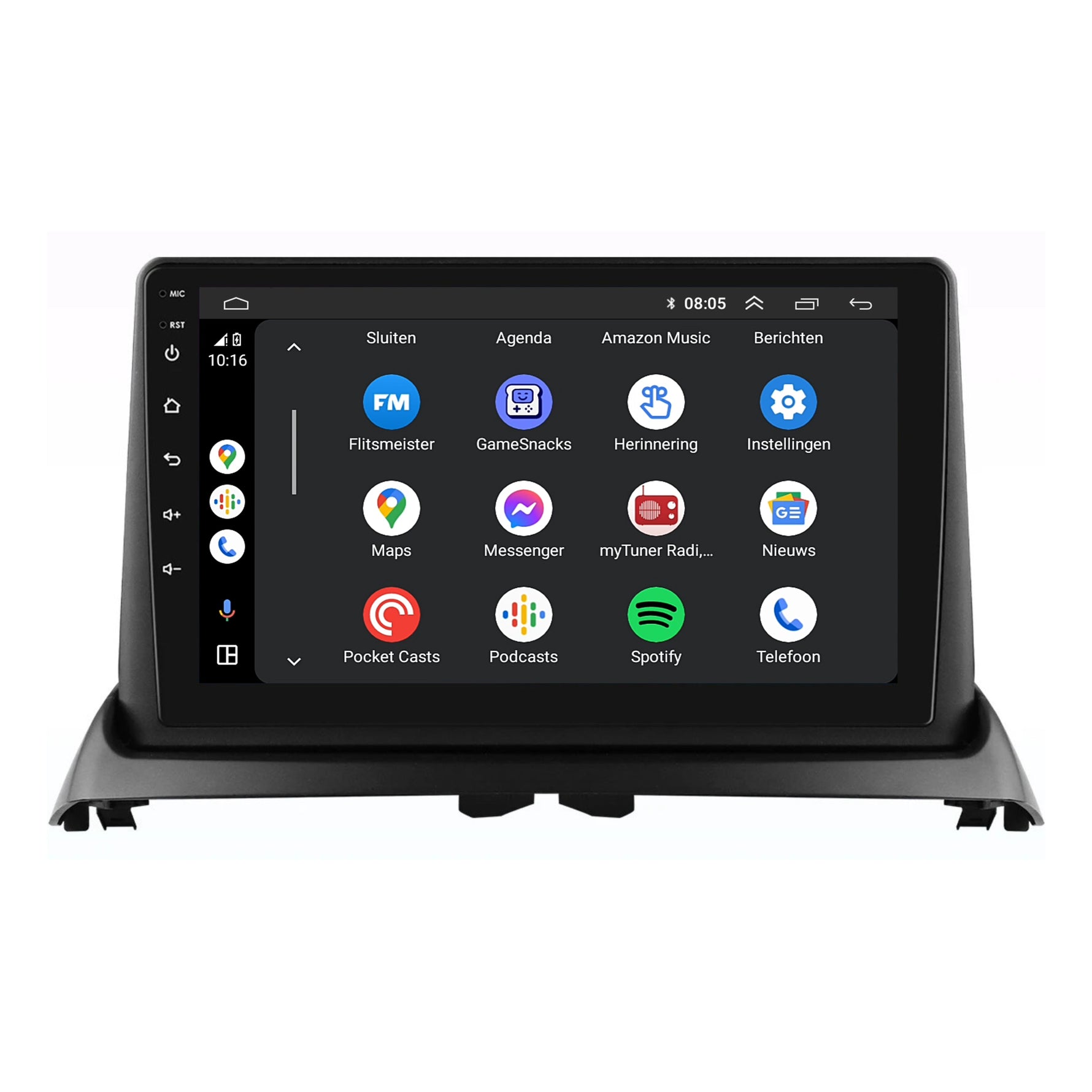 Renault Clio 2 | Android 13 | Autoradio | 2005 t/m 2012 | CarPlay & Android Auto