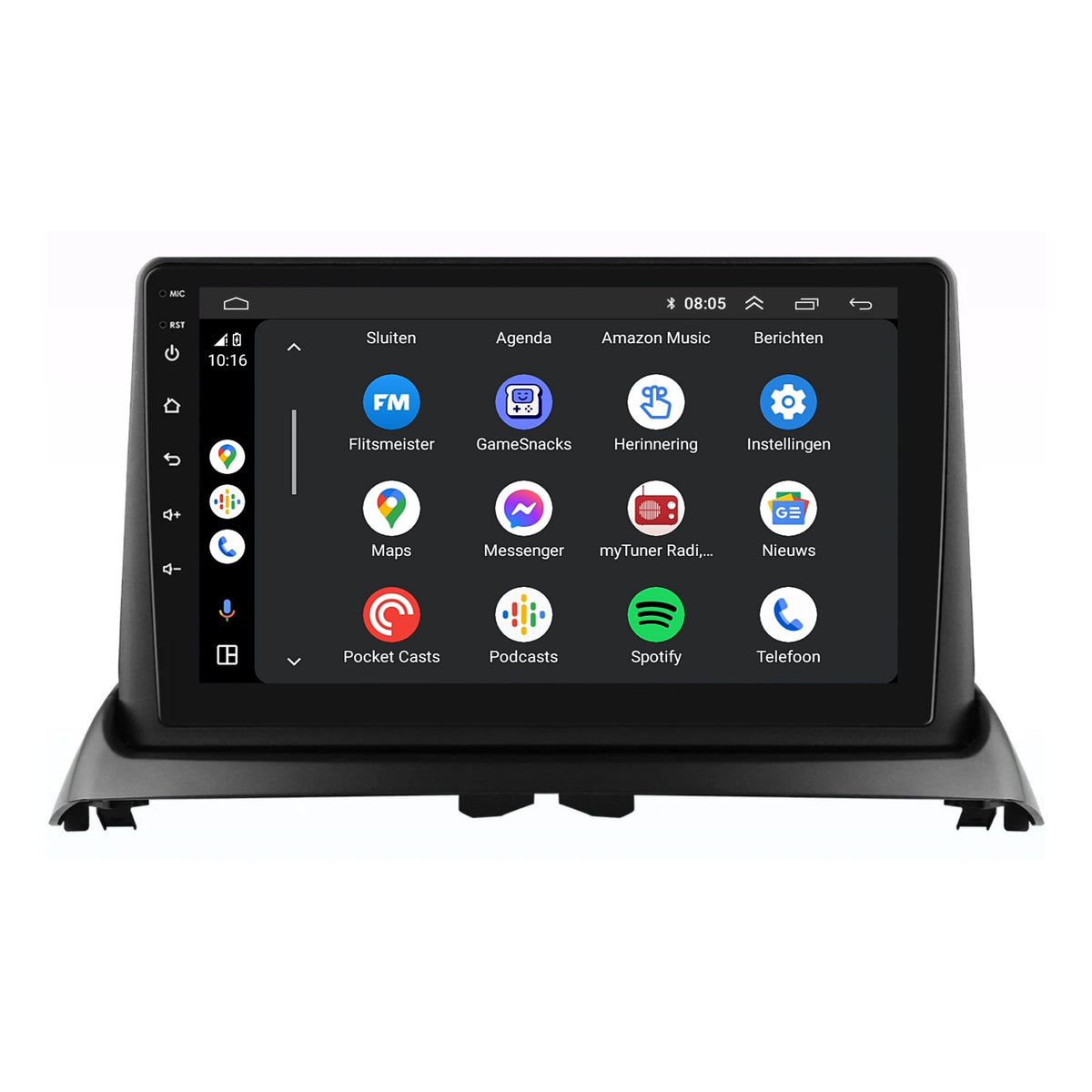 Renault Clio 2 | Android 13 | Autoradio | 2005 t/m 2012 | CarPlay & Android Auto-3