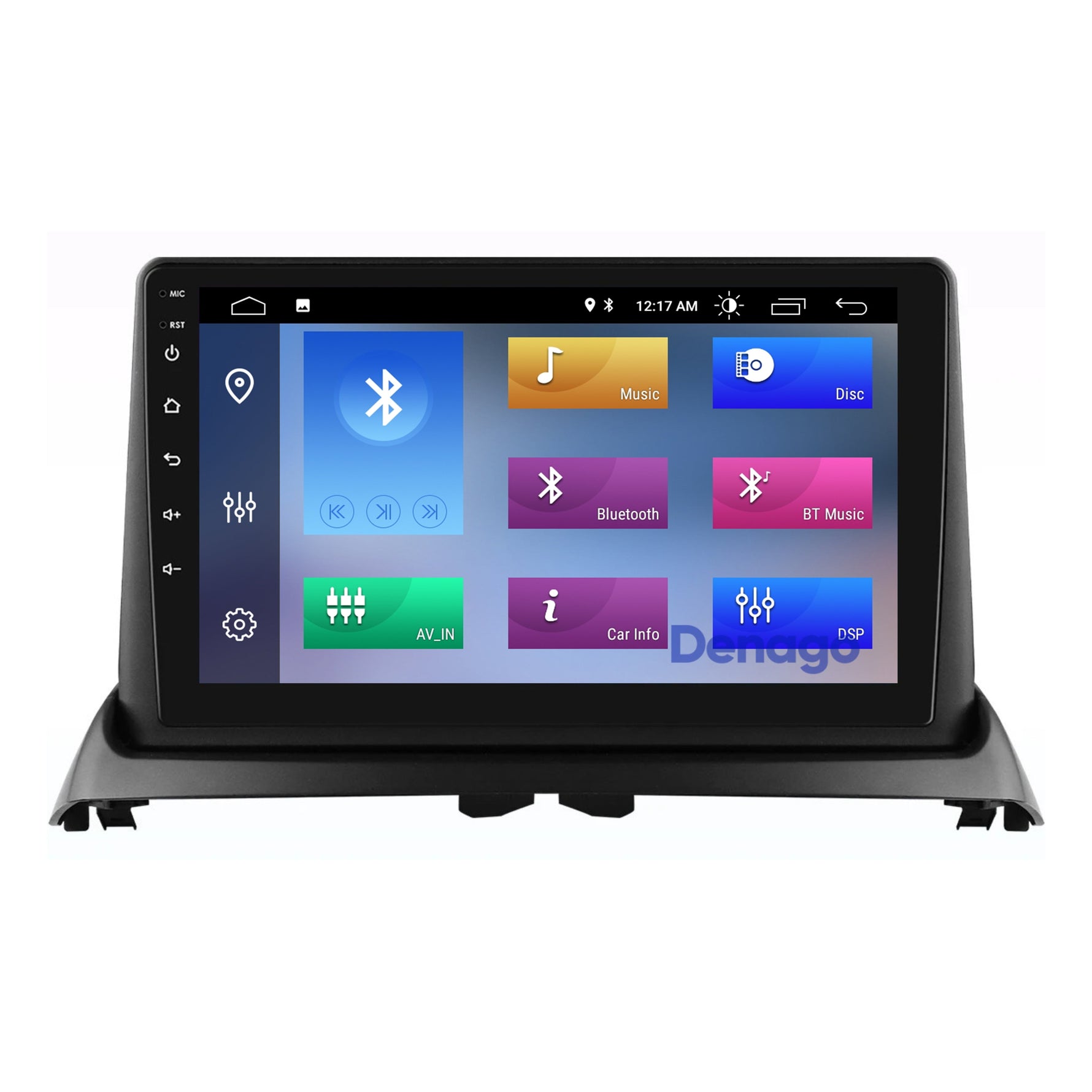 Renault Clio 2 CarPlay autoradio | 2005 t/m 2012 | Denago DNG-A433 | 9 inch | Android 13 | Draadloos CarPlay & Android Auto