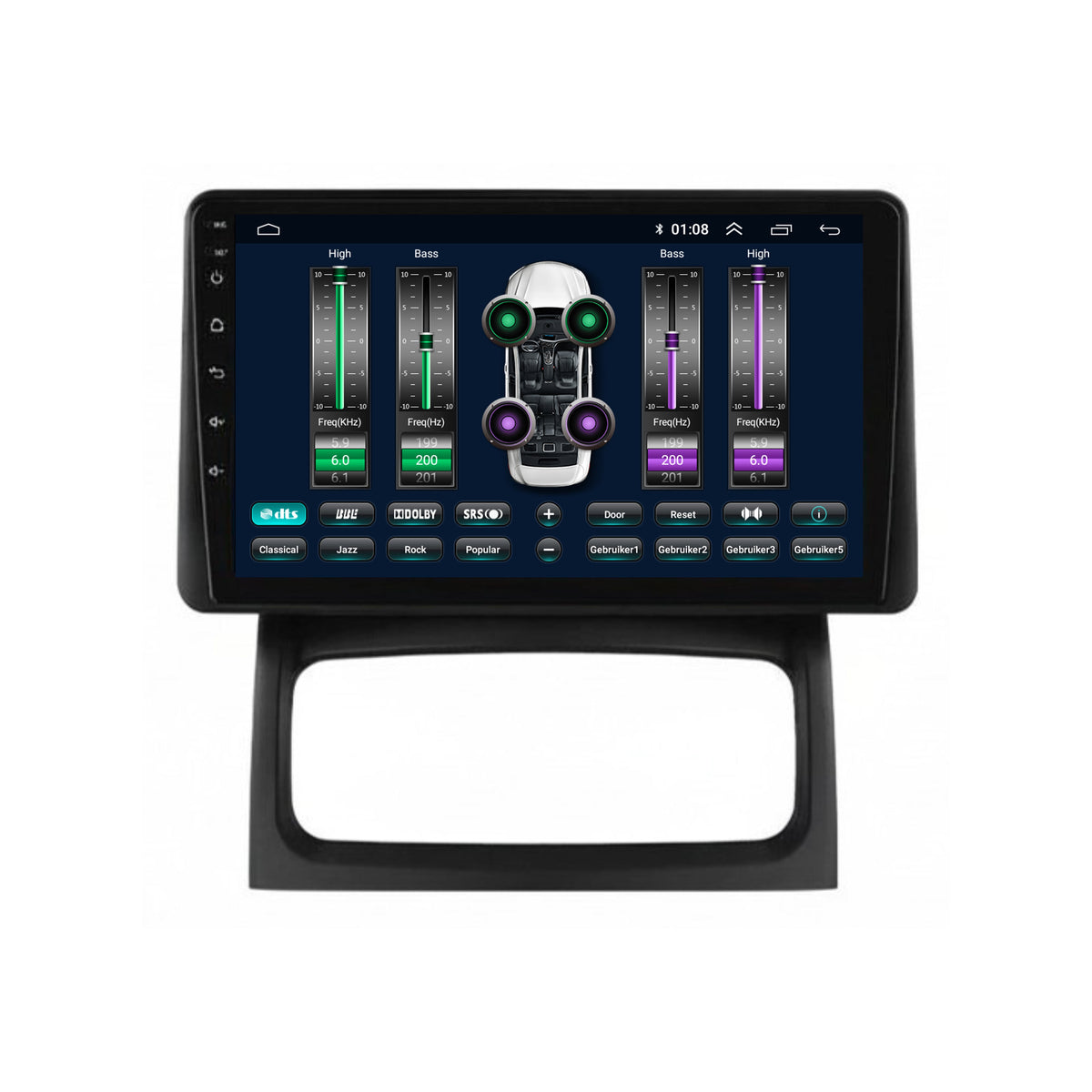 Renault Clio 2 | Android 13 | Autoradio | 2005 t/m 2012 | CarPlay & Android Auto-7