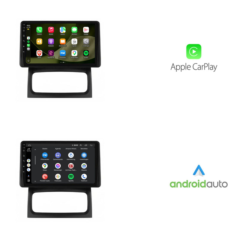 Renault Clio 2 | Android 13 | Autoradio | 2005 t/m 2012 | CarPlay & Android Auto-2