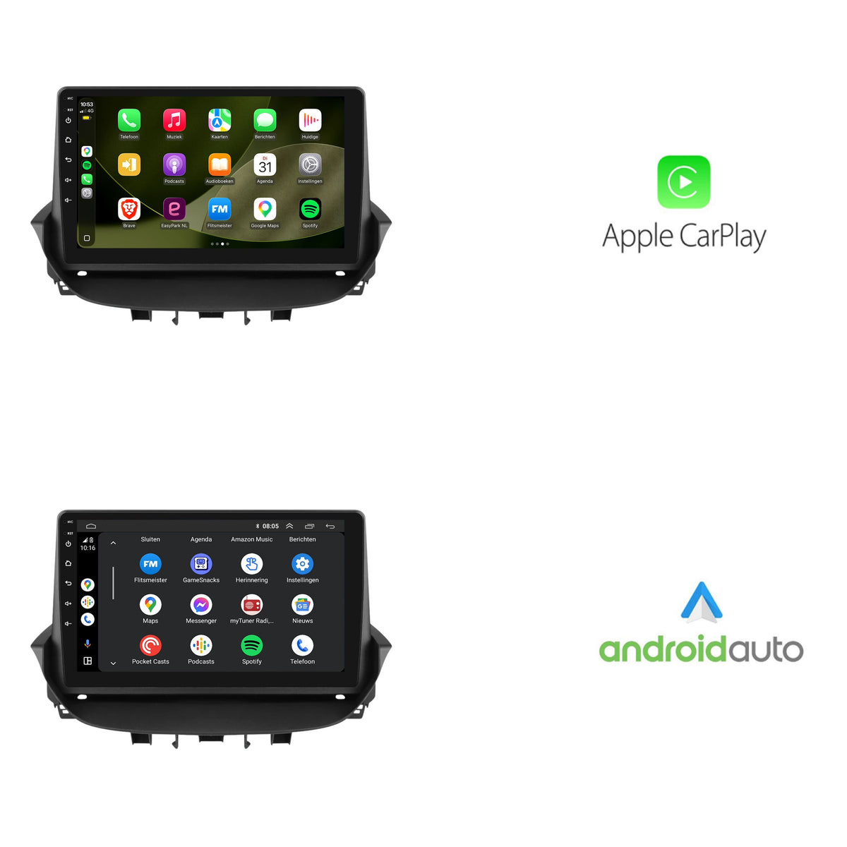 Renault Laguna 2 | Android 13 | Autoradio | 2001 t/m 2007 | CarPlay & Android Auto-2